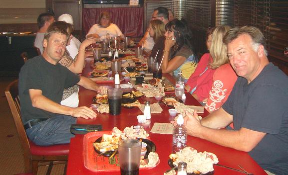 Dinner at Gates in KC-Sept2009